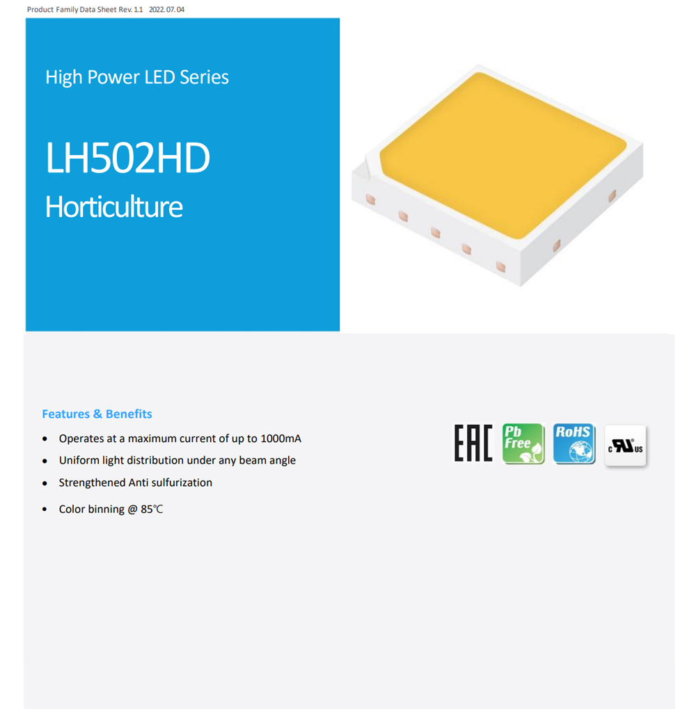 LH502HD | 5050 3.9-6.4W 6V(圖2)